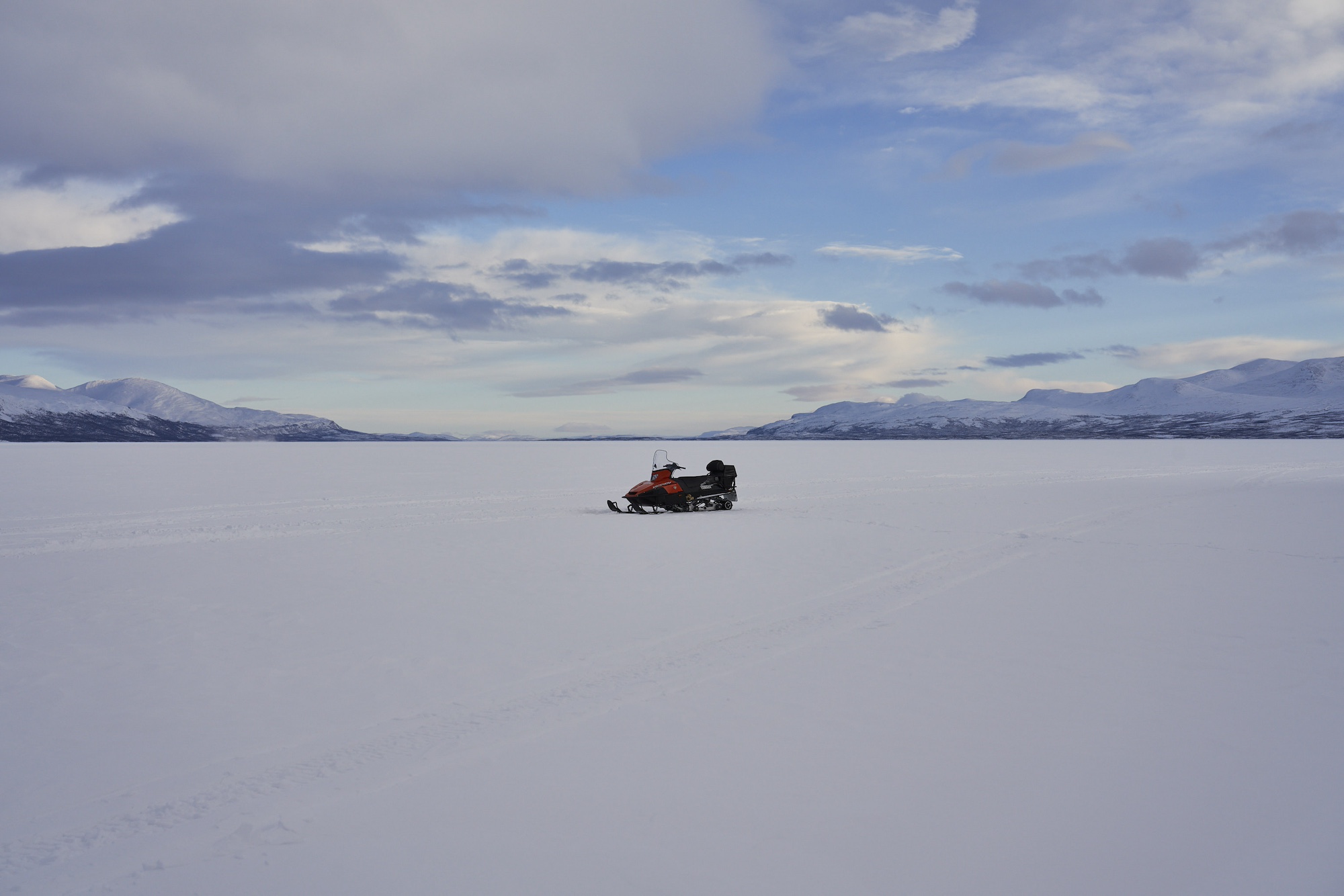 Ice lake Åre Sweden