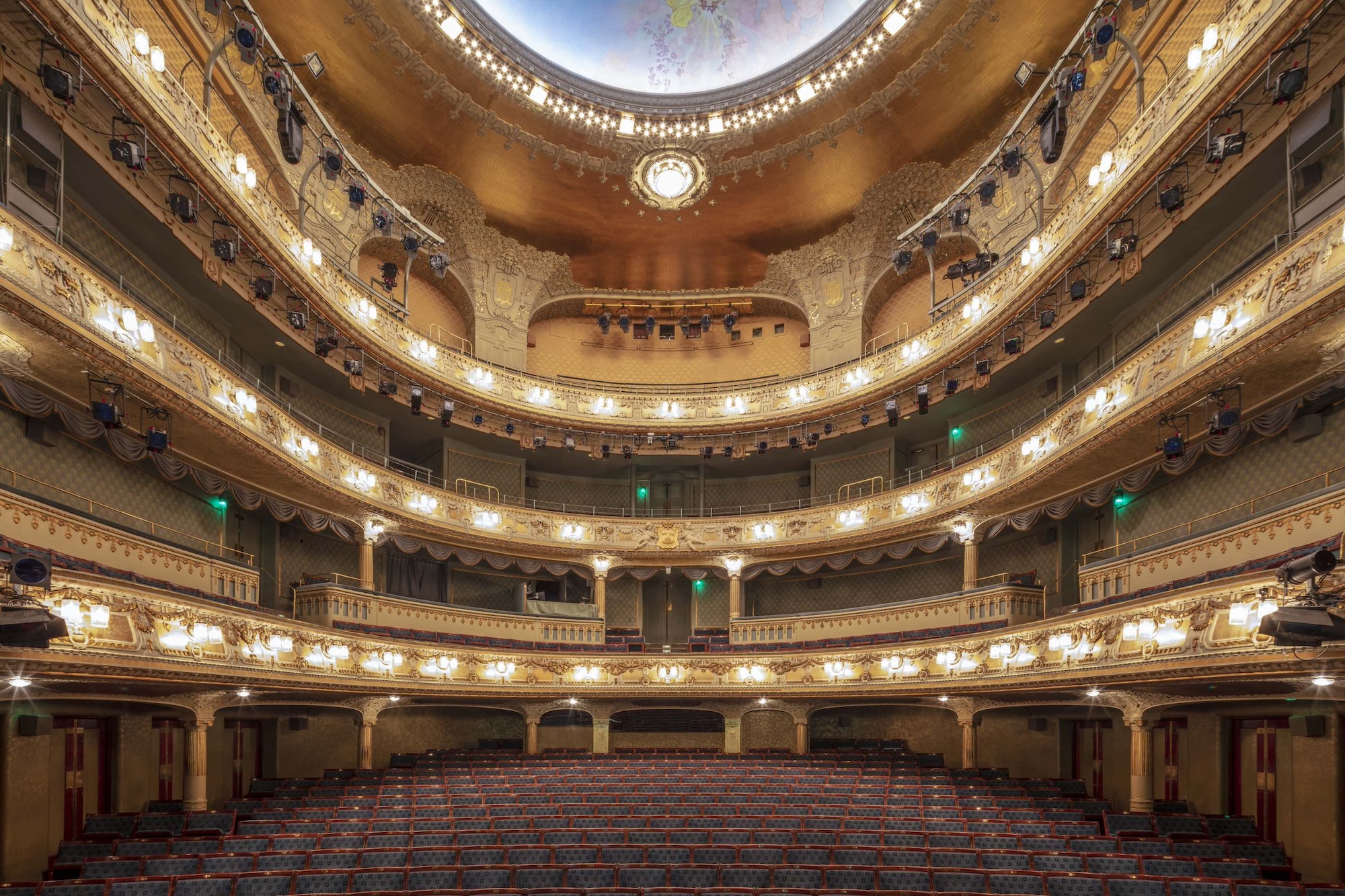 Historical concert hall Stockholm