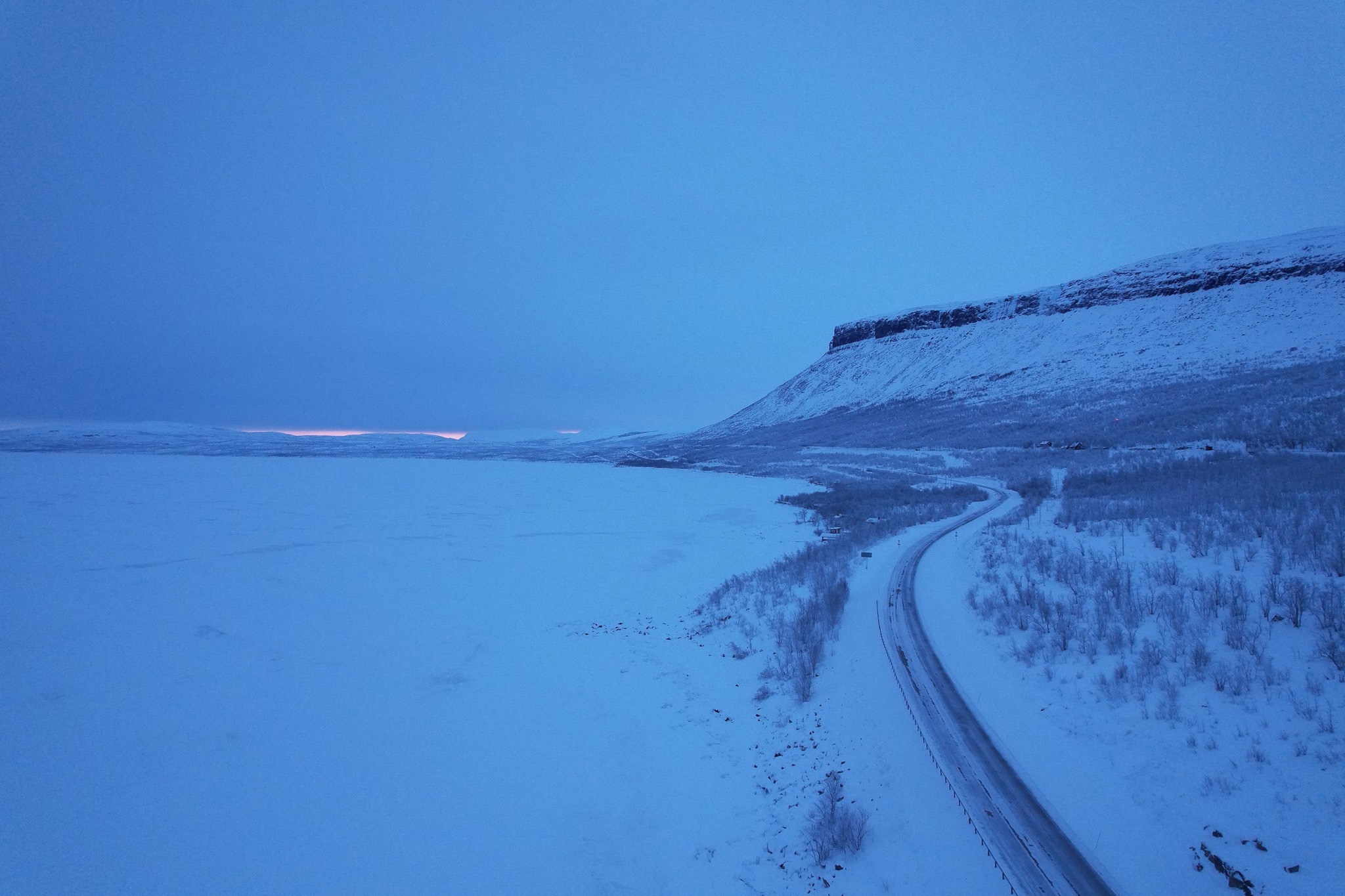 Abisko Road Sweden