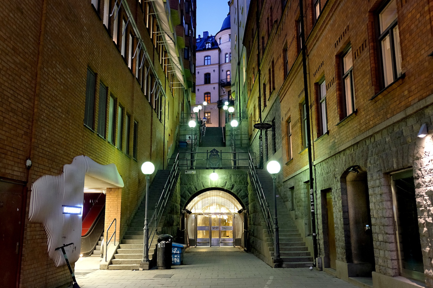 Urban stairway Stockholm