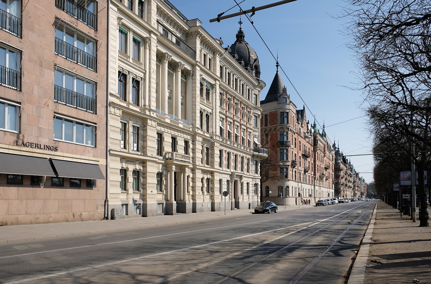 Historical residence buildings Stockholm